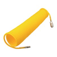 Шланг спиральный для компрессора, с быстросъемным соединением, 15м KRANZ KR-16-1173