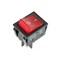 Выключатель клавишный 250V 25А (4с) ON-OFF красный с подсветкой (RWB-502) REXANT 36-2343
