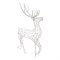 Фигура объемная Олень 115х195см, 528 LED, IP65, цвет свечения белый NEON-NIGHT 501-237