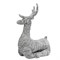Фигура объемная пушистая Олень Лежачий 501-417