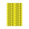 Наклейка знак электробезопасности «220 В» 15х50мм (20 шт. на листе) REXANT 56-0007-1
