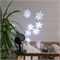 LED проектор, белые снежинки, 230В 601-263
