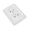 DEA Розетка 2-ая б/з с/у 10А  Бел KRANZ KR-78-0217