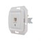 DEA Розетка Телефон RJ11 с/у мех. Бел KRANZ KR-78-0222