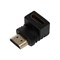 Переходник аудио/видео, (гнездо HDMI - штекер HDMI), угловой, 1 шт. REXANT 06-0176-A