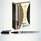 Маркер перманентный Multi Marker Slim 2мм, черный, пулевидный Crown 08-8201