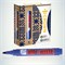 Маркер перманентный Multi Marker 3мм, синий, пулевидный Crown 08-8602