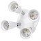 Разветвитель цокольный Е27-4хЕ27 (поворотный цоколь) белый REXANT 11-8864