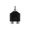Переходник 1 штекер RCA - 2 гнезда RCA REXANT 14-0421