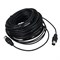 ВЧ-кабель, ТВ-гнездо - ТВ-штекер, 15м, черный REXANT 17-5017