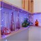 Гирлянда Бахрома (Айсикл), 1,8х0,5м, 48 LED СИНИЕ, прозрачный ПВХ, IP20, свечение с динамикой, 230В, не соединяется 255-013