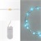 Гирлянда светодиодная Роса 2м, 20LED, ГОЛУБОЙ, IP20, тонкий батарейный блок, 2хCR2032 в комплекте NEON-NIGHT 303-003
