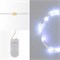 Гирлянда светодиодная Роса 2м, 20LED, БЕЛЫЙ, IP20, тонкий батарейный блок, 2хCR2032 в комплекте NEON-NIGHT 303-005
