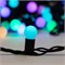 Гирлянда светодиодная Мультишарики Ø17,5мм 10м 100 LED RGB черный ПВХ IP65 быстрая смена цвета 230В нужен блок 303-500 NEON-NIGHT 303-509-2