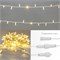 Гирлянда светодиодная Нить 10м 100 LED ТЕПЛЫЙ БЕЛЫЙ IP65 белый ПВХ постоянное свечение 230В соединяется нужен блок 303-500-1 NEON-NIGHT 305-166