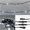 Гирлянда светодиодная Нить 10м 200 LED БЕЛЫЙ черный каучук IP67 постоянное свечение 230В соединяется нужен блок 315-000 NEON-NIGHT 315-215