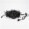 Гирлянда светодиодная Кластер 10м 200 LED ТЕПЛЫЙ БЕЛЫЙ черный каучук IP67 постоянное свечение 230В нужен блок 315-000 NEON-NIGHT 315-256