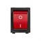 Выключатель клавишный 250V 30А (4с) ON-OFF красный с подсветкой (RWB-502)  REXANT 36-2346