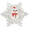 Снеговик на снежинке RGB 5,5x5,5 см 501-038
