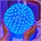 Шар светодиодный 230V, диаметр 20 см, 200 светодиодов, цвет синий 501-607