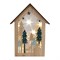 Деревянная фигурка с подсветкой Домик в лесу 19х6х26 см 504-024