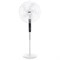 Вентилятор напольный белый/синий 60 Вт, 5 лопастей, подставка круглая, д/у управление 60-0213
