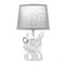 Светильник декоративный настольный МОБИ "Бульдог", с цоколем Е14, 40Вт, цвет белый REXANT 603-1017