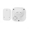 Беспроводной дверной звонок в розетку c цифровым кодированием мигающий 36 мелодий 150м IP44 (белый/серый) REXANT 73-0090