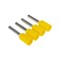 Наконечник штыревой втулочный изолированный F-8 мм 1 мм² (НШВи 1.0-8) желтый REXANT 08-0813