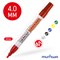Маркер-краска MunHwa 4 мм, красная, нитрооснова 08-7603