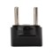 Адаптер сетевой (переходник) с Евро А/F на вилку С1 CEE 7/2 «Питер» 6А б/з черный PROconnect (пакет БОПП 1 шт/уп.) 11-1067-9