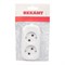 Колодка 2 гнезда без заземления REXANT 11-8701