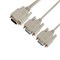 Переходник штекер VGA - 2 гнезда VGA, провод REXANT 17-6834