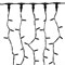 Гирлянда Светодиодный Дождь 2х6м, постоянное свечение, черный провод КАУЧУК, 230 В, диоды БЕЛЫЕ (шнур питания в комплекте) 237-165