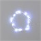Гирлянда светодиодная Роса 2м, 20LED, БЕЛЫЙ, IP20, тонкий батарейный блок, 2хCR2032 в комплекте NEON-NIGHT 303-005