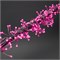 Гирлянда Мишура LED 6 м прозрачный ПВХ, 576 диодов, цвет розовый 303-617