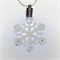 Фигурка подвесная Снежинка RGB 6x6 см 501-097