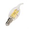 Лампа филаментная Свеча на ветру CN37 9,5Вт 950Лм 4000K E14 прозрачная колба REXANT 604-110