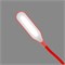 Светильник настольный Click 4Вт, LED, 4000К, диммируемый 3 ступени, заряжаемый, на прищепке, красный REXANT 609-035