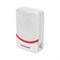 Беспроводной дверной звонок c цифровым кодированием переливающийся 38 мелодий 150м IP44 (белый/красный) REXANT 73-0016