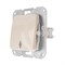 DEA Выключатель (переключатель) 1кл прох. с/у 10А мех. бежевый KRANZ KR-78-0235
