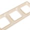 DEA Рамка 3-я горизонтальная Беж KRANZ KR-78-0257