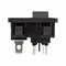 Выключатель клавишный 250 V 6 А (4с) ON-OFF черный с штекером C8 2PIN  REXANT 36-2284