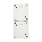 Блок вертикальный 2 розетки INDUSTRIAL IP54 с/з, о/у, белый KRANZ KR-78-0802