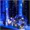 Гирлянда Светодиодный Дождь 2,5x2 м, свечение с динамикой, прозрачный провод, 230 В, диоды СИНИЕ 235-053