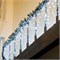 Гирлянда светодиодная Бахрома 3*0,8 м 200 LED БЕЛЫЕ, прозрачный ПВХ 255-065