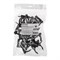Крепеж-клипса для монтажного пистолета Ø 40 мм, черная (25 шт/уп) REXANT 28-0440-2