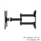 Кронштейн для телевизора 17"-42", наклонно-поворотный, 2 колена REXANT 38-0070