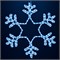 Фигура Снежинка LED Светодиодная, без контр. размер 55x55см, СИНЯЯ NEON-NIGHT 501-335