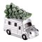 Керамическая фигурка Автобус с елкой 19x9x16 см 505-019